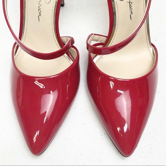 Jessica Simpson Crossover Red High Heels - Picture 6 of 12